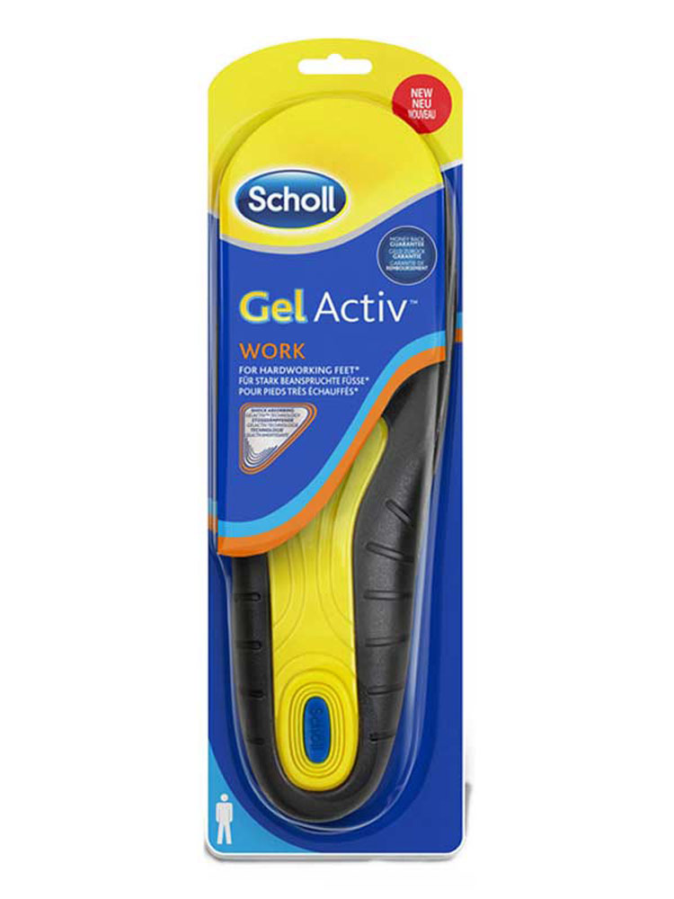 DR SCHOLL GEL ACTIV WORK SOLETTE DA LAVORO UOMO - TAGLIE 42-48