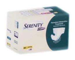 SERENITY PANNOLONE MUTANDINA SOFT DRY TRASPIRANTE ASSORBENZA MAXI TAGLIA M - 15 PEZZI
